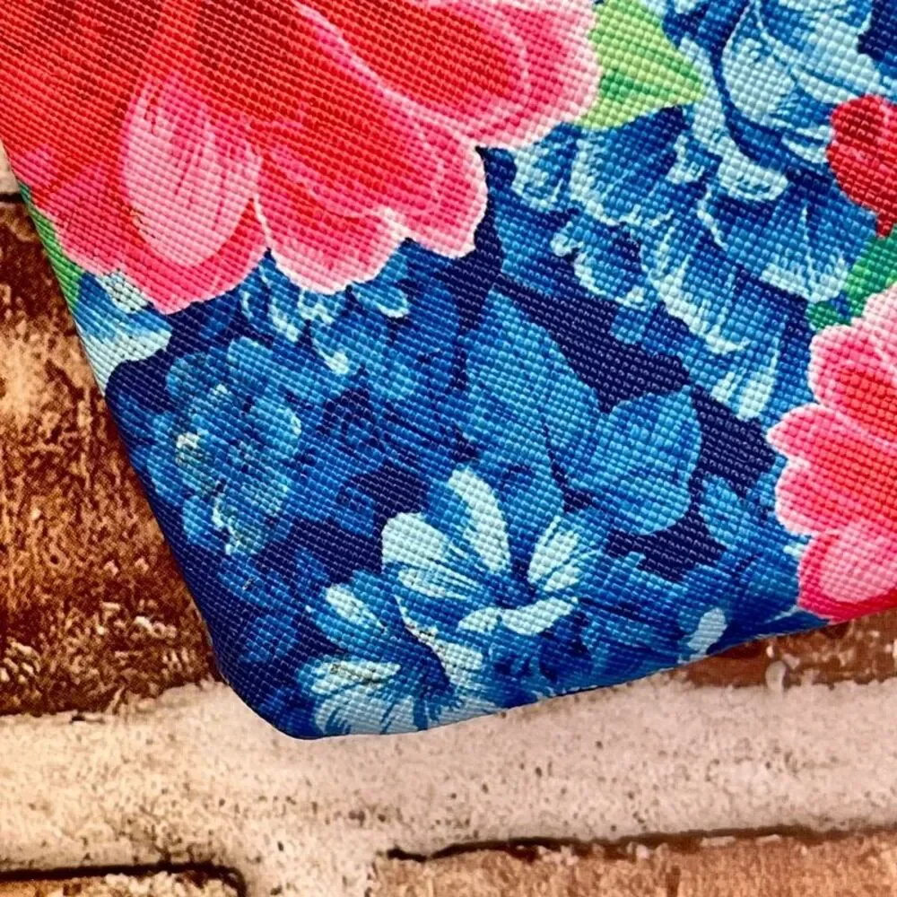 The Pioneer Woman Heritage Floral Cosmetic Travel Bag Makeup Tote Wristlet